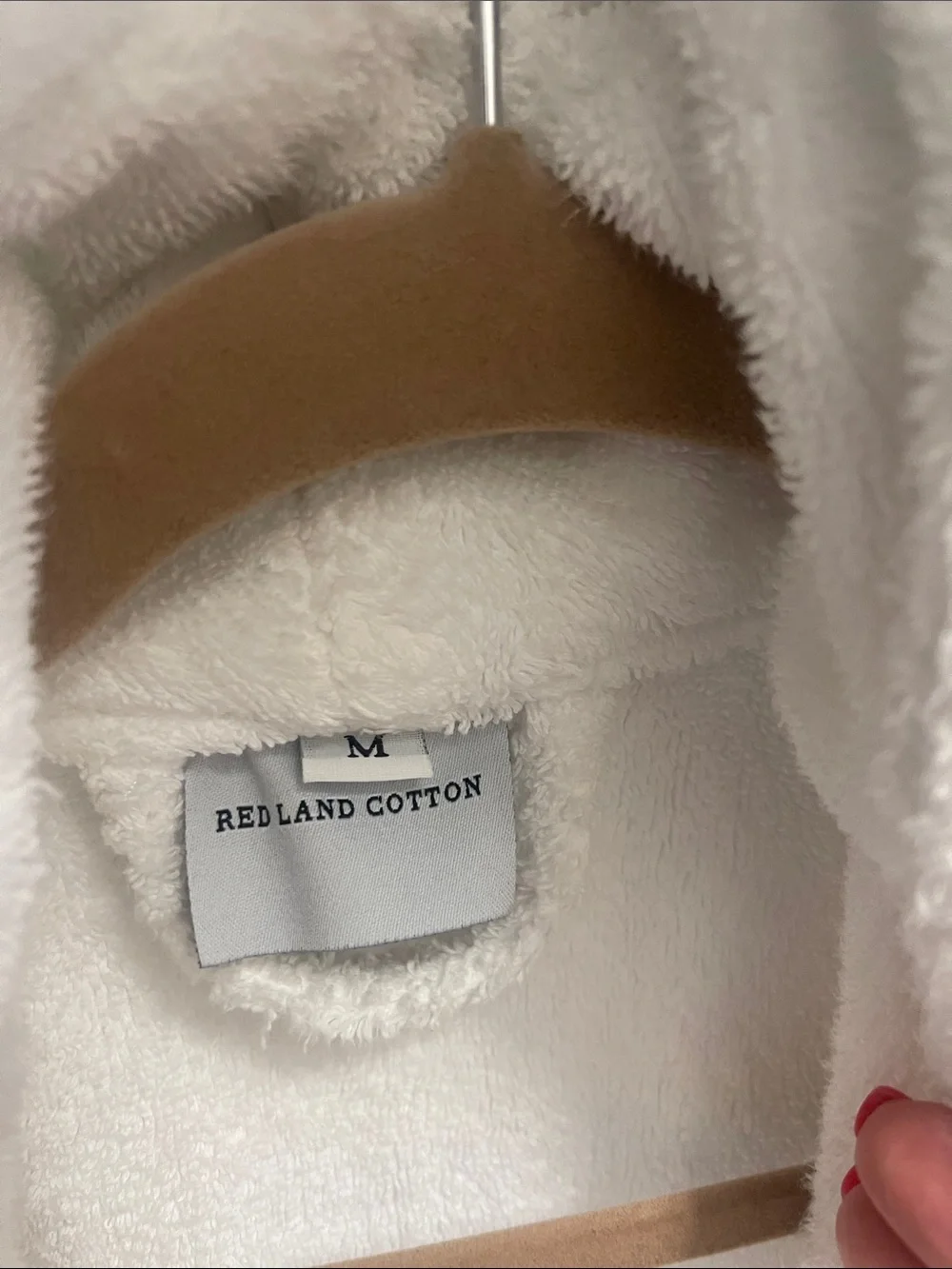 Classic White Terry Bathrobe with Shawl Collar